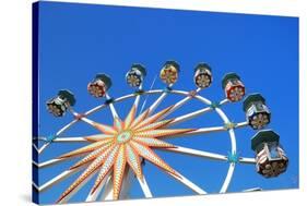 Ferry Wheel against Blue Sky-Sofiaworld-Stretched Canvas