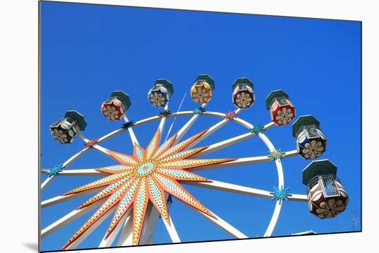 Ferry Wheel against Blue Sky-Sofiaworld-Mounted Photographic Print