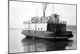 Ferry Wollochet on Puget Sound-Marvin Boland-Mounted Giclee Print