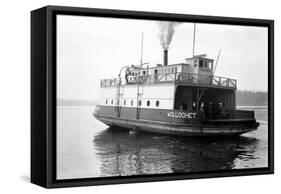 Ferry Wollochet on Puget Sound-Marvin Boland-Framed Stretched Canvas