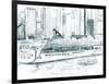 Ferryboats II-Melissa Wang-Framed Art Print