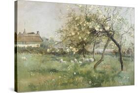 Ferryhouse on the Ouse, Hollywell, Hants, 1893-T. Hodgson Liddell-Stretched Canvas