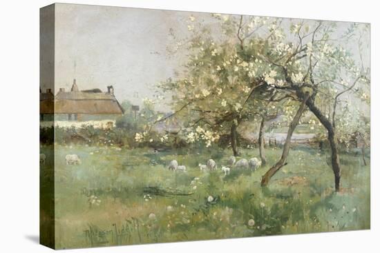 Ferryhouse on the Ouse, Hollywell, Hants, 1893-T. Hodgson Liddell-Stretched Canvas