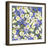 Fertile Rising Pattern - Helibores-Carissa Luminess-Framed Giclee Print