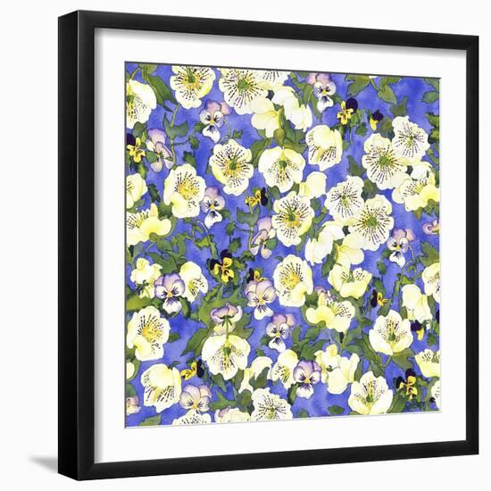 Fertile Rising Pattern - Helibores-Carissa Luminess-Framed Giclee Print