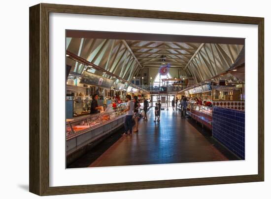 Feskekörka fish hall, Gothenburg, province of Västra Götalands län, Sweden-Andrea Lang-Framed Photographic Print