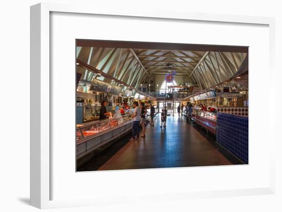 Feskekörka fish hall, Gothenburg, province of Västra Götalands län, Sweden-Andrea Lang-Framed Photographic Print