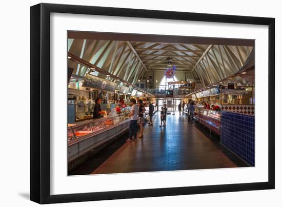 Feskekörka fish hall, Gothenburg, province of Västra Götalands län, Sweden-Andrea Lang-Framed Photographic Print