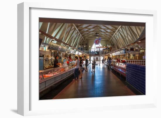 Feskekörka fish hall, Gothenburg, province of Västra Götalands län, Sweden-Andrea Lang-Framed Photographic Print