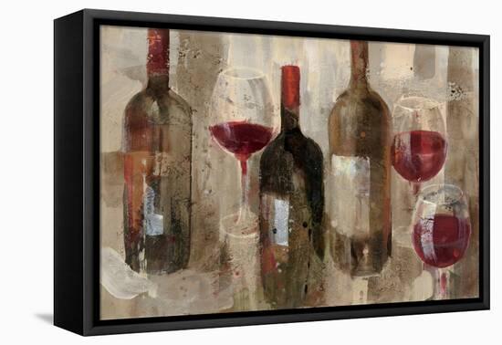 Festa I v2 Neutral-Albena Hristova-Framed Stretched Canvas