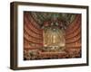 Festa In Teatro A Roma-Giovanni Paolo Panini-Framed Art Print