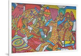 Festival, 2014-Muktair Oladoja-Framed Giclee Print