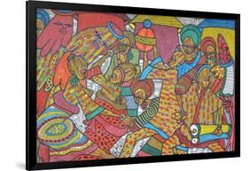 Festival, 2014-Muktair Oladoja-Framed Giclee Print