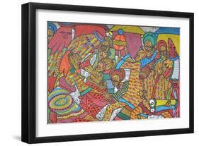 Festival, 2014-Muktair Oladoja-Framed Giclee Print