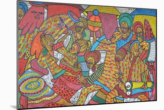 Festival, 2014-Muktair Oladoja-Mounted Giclee Print