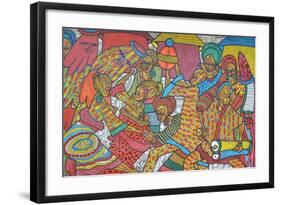 Festival, 2014-Muktair Oladoja-Framed Giclee Print