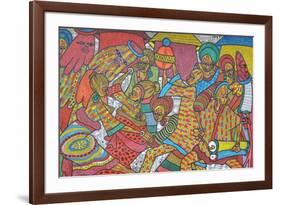 Festival, 2014-Muktair Oladoja-Framed Giclee Print