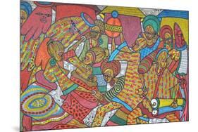 Festival, 2014-Muktair Oladoja-Mounted Giclee Print