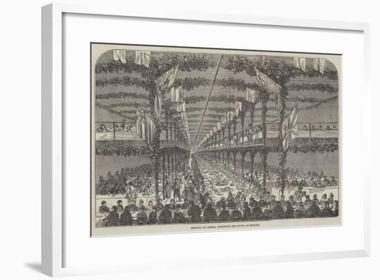 Festival at Messers Ransome's and May's, at Ipswich-null-Framed Giclee Print