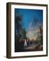 Festival at Night at the Tuileries June 10, 1867-Pierre Tetar Van Elven-Framed Giclee Print