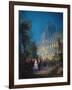 Festival at Night at the Tuileries June 10, 1867-Pierre Tetar Van Elven-Framed Giclee Print