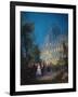 Festival at Night at the Tuileries June 10, 1867-Pierre Tetar Van Elven-Framed Giclee Print