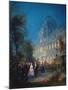 Festival at Night at the Tuileries June 10, 1867-Pierre Tetar Van Elven-Mounted Giclee Print