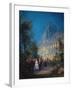 Festival at Night at the Tuileries June 10, 1867-Pierre Tetar Van Elven-Framed Giclee Print