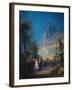 Festival at Night at the Tuileries June 10, 1867-Pierre Tetar Van Elven-Framed Giclee Print