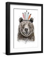 Festival Bear-Balazs Solti-Framed Art Print