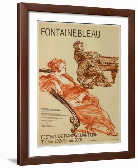 Festival de Piano Romantique-Claude Weisbuch-Framed Collectable Print