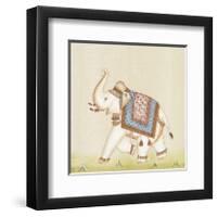 Festival Elephant II-null-Framed Art Print