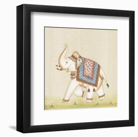 Festival Elephant II-null-Framed Art Print