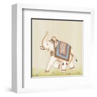 Festival Elephant II-null-Framed Art Print