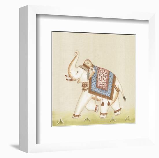 Festival Elephant II-null-Framed Art Print