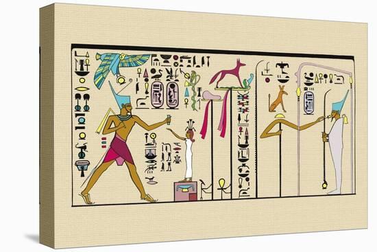Festival for Ramses II-J. Gardner Wilkinson-Stretched Canvas
