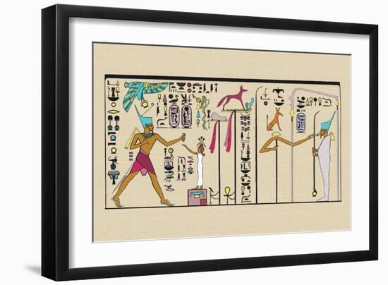 Festival for Ramses II-J. Gardner Wilkinson-Framed Art Print