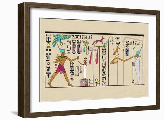 Festival for Ramses II-J. Gardner Wilkinson-Framed Premium Giclee Print