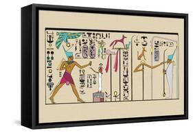 Festival for Ramses II-J. Gardner Wilkinson-Framed Stretched Canvas