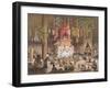 Festival in a Pagoda at Ngong Kair, Laos-Louis Delaporte-Framed Giclee Print