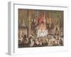 Festival in a Pagoda at Ngong Kair, Laos-Louis Delaporte-Framed Giclee Print