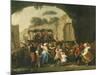 Festival in a Square in Naples, Italy-Pietro Fabris-Mounted Giclee Print