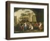 Festival in a Square in Naples, Italy-Pietro Fabris-Framed Giclee Print