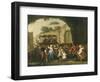 Festival in a Square in Naples, Italy-Pietro Fabris-Framed Giclee Print