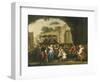 Festival in a Square in Naples, Italy-Pietro Fabris-Framed Giclee Print