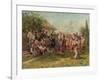 Festival in a Ukrainian Village, C. 1882-1917-Vladimir Egorovic Makovsky-Framed Giclee Print