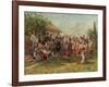 Festival in a Ukrainian Village, C. 1882-1917-Vladimir Egorovic Makovsky-Framed Giclee Print