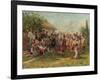 Festival in a Ukrainian Village, C. 1882-1917-Vladimir Egorovic Makovsky-Framed Giclee Print