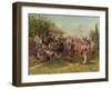 Festival in a Ukrainian Village, C. 1882-1917-Vladimir Egorovic Makovsky-Framed Giclee Print