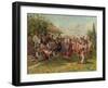 Festival in a Ukrainian Village, C. 1882-1917-Vladimir Egorovic Makovsky-Framed Giclee Print